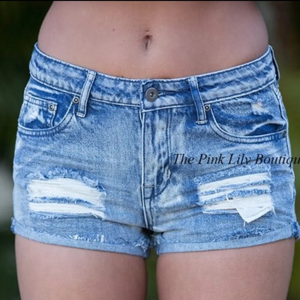 Jean shorts. NEVER WORN